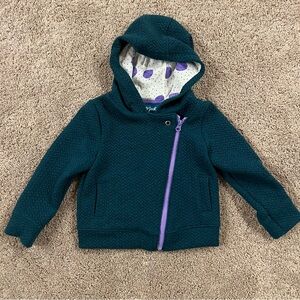 EUC Cat & Jack coat Dark Teal Size 3t